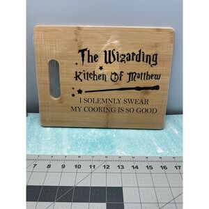 Wizarding Kitchen Of Matthew Bamboo Cutting‎ Board Harry Potter Gift